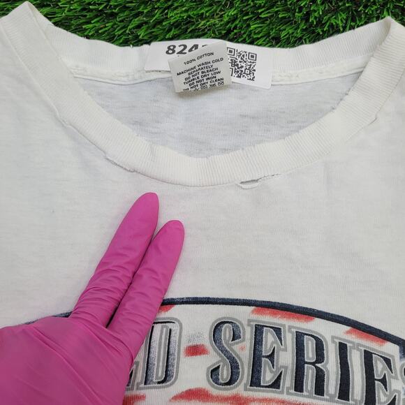 Vintage 1998 New-York Yankees Baggy Shirt XL 26x28 World-Series - Picture 4 of 16